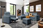 Sessel CANTON Stoff Liverpool Blau