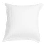 taie d’oreiller JACQUARD-STREIFEN Blanc - 50 x 70 cm