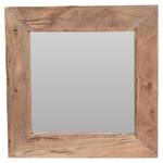Quadratischer Spiegel Wand Holz