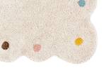 Tapis lavable en coton, COOKIE Beige - Textile - 120 x 160 cm