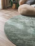 Tapis en viscose Nela Vert clair - 120 x 2 x 120 cm