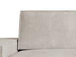 Canapé AMELIA Beige - Textile - 95 x 84 x 230 cm