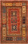 Tapis Kashkuli CCVIII Rouge - Textile - 109 x 1 x 166 cm