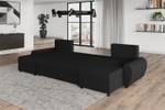 Ecksofa TUSCANY-U Schwarz