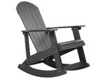 Chaise à bascule ADIRONDACK Gris foncé