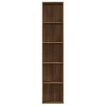 Bücherregal 3016488-4 Eiche Dunkel - 40 x 189 cm