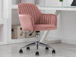 Chaise de bureau ELEANA Rose clair