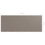 Écran de balcon 3016497-4 Taupe - Profondeur : 120 cm