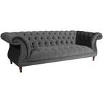 Ivette Sofa 3-Sitzer Anthrazit