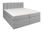 MONTREAL Boxspringbett mit Bettkasten Silber - Breite: 160 cm