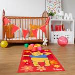 Tapis enfant WINNIE H Rouge - Matière plastique - 50 x 4 x 80 cm