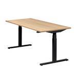 Elektrischer Tisch Easydesk Furnier Breite: 180 cm - Schwarz