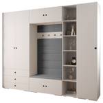 Garderobe Inova 2 Z11 Schwarz - Grau - Weiß - Schwarz