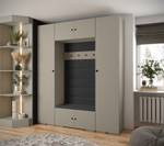 Garderobe Inova 2 Z13 Schwarz - Grau - Schwarz