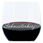 Schwesterherz Gravur-Weinglas