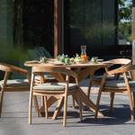 Table de jardin Java Marron - Bois massif - 135 x 78 x 135 cm