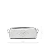 RM Monogram Mini Tabletts Silber - Metall - 15 x 4 x 25 cm