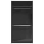 Kleiderschrank 298537-6 Schwarz - Breite: 100 cm