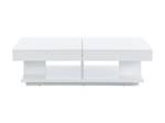 Table basse extensible ARAMIS Blanc - Bois manufacturé - 60 x 35 x 120 cm