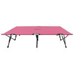 Sonnenliege 3004998 Pink - Metall - 124 x 44 x 194 cm