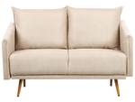 2-Sitzer Sofa MAURA Beige - Gold