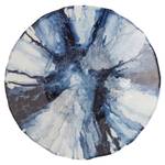 Abstraktes Blau Schüssel Blau - Glas - 40 x 7 x 40 cm