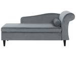 Chaise longue LUIRO Noir - Gris - Gris lumineux