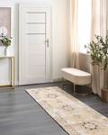 Teppich ALMUS Beige - Braun - Creme - 80 x 300 cm