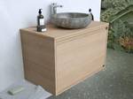 Einzelwaschtisch MESLIVA Beige - Holzwerkstoff - 45 x 50 x 80 cm