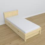 Einzelbett N02 mit Schublade Hellbraun - 90 x 180 cm