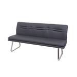 Sitzbank H70 Grau - Silber - 180 x 59 cm