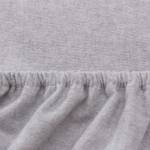 Spannbettlaken Vilar Grau - Textil - 160 x 25 x 200 cm