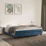 Boxspringbett 3017513-5 Dunkelblau - 160 x 25 cm