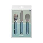 Kinderbesteck Mio 3er Set Pastellblau