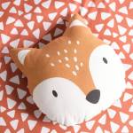 Dekokissen Funny Orange - Textil - 35 x 1 x 45 cm