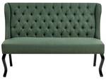 2-Sitzer Sofa TORSBY Schwarz - Grün