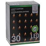 Lichterkette mit 30 LED-Lichter Weiß - Kunststoff - 9 x 17 x 13 cm