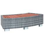 Spa Polyrattan 299442 Braun - Grau - Metall - 45 x 25 x 92 cm