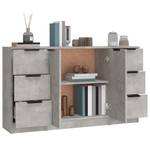 Sideboard 3er-Set F18150 Grau - Holzwerkstoff - 30 x 70 x 30 cm