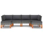 Garten-Sofa-Set (6-teilig) 3009634-9 Grau