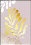 Goldene Blätter Poster 30 x 21 x 30 cm