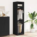 Kleiderschrank 298537-5 Schwarz - Breite: 50 cm