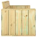 Banc de jardin 3011386 Vert - Bois manufacturé - Bois/Imitation - 139 x 74 x 76 cm