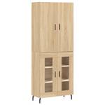 Highboard DE1301 Braun - Holzwerkstoff - 34 x 180 x 70 cm