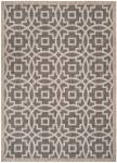 In & Outdoor Teppich Jade Schwarz - Taupe - 200 x 290 cm