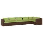 Salon de jardin (lot de 6) 3013632-19 Marron - Vert