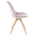 Chaise RICKY Rose foncé - Beige