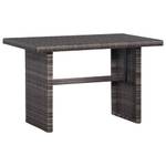 Sitzgruppe (3-teilig) 296228 Grau - Metall - Kunststoff - Polyrattan - 60 x 67 x 110 cm