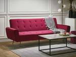 3-Sitzer Sofa SELNES Burgunderrot - Rot