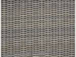 Salon de jardin BUSAN Lot de 2 Blanc - Fibres naturelles - 76 x 67 x 76 cm